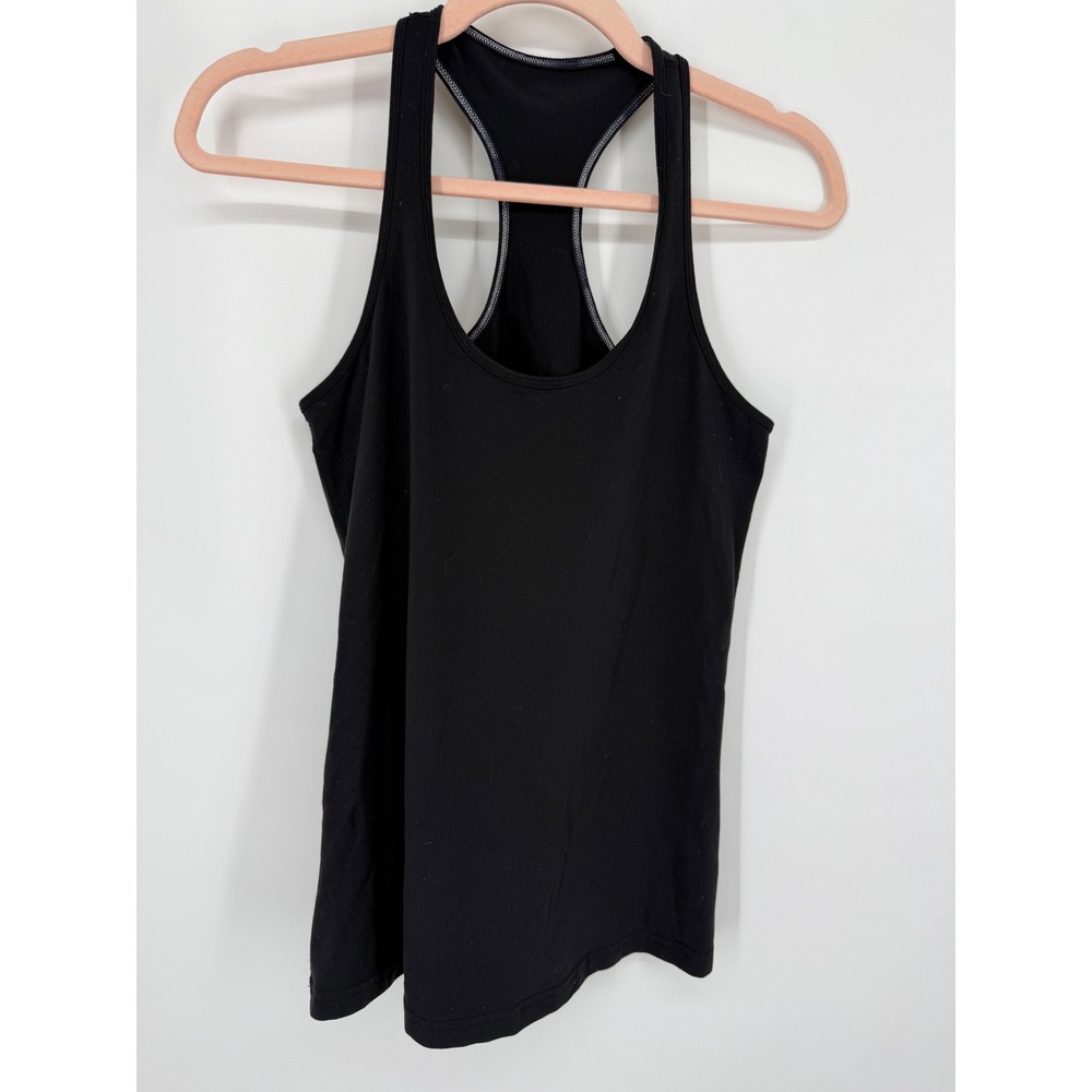 Lululemon Tank Top Womens 6 Black Cool‎ Racerback Activewear Yoga Gym Workout